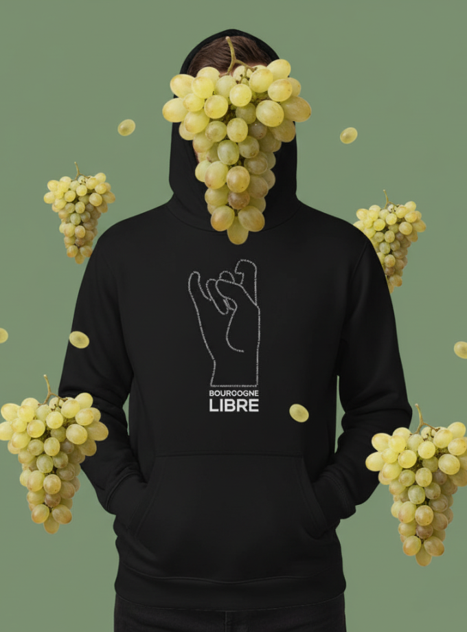 Sweat à Capuche Unisexe BOURGOGNE LIBRE
